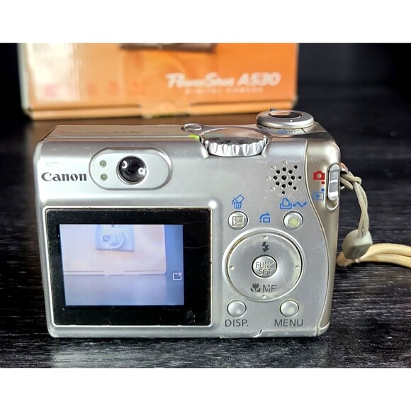 Canon PowerShot A530 5MP Compact Digital Camera Bundle-  Refurbished [G] - Picture 5 of 12